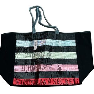 Victoria Secret NWT Large Sequin Tote